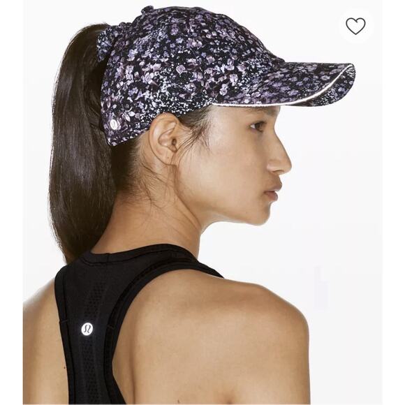 Lululemon Baller Hat Run Ponytail Floral Spritz Quick Dry Moisture Wicking - Picture 1 of 7